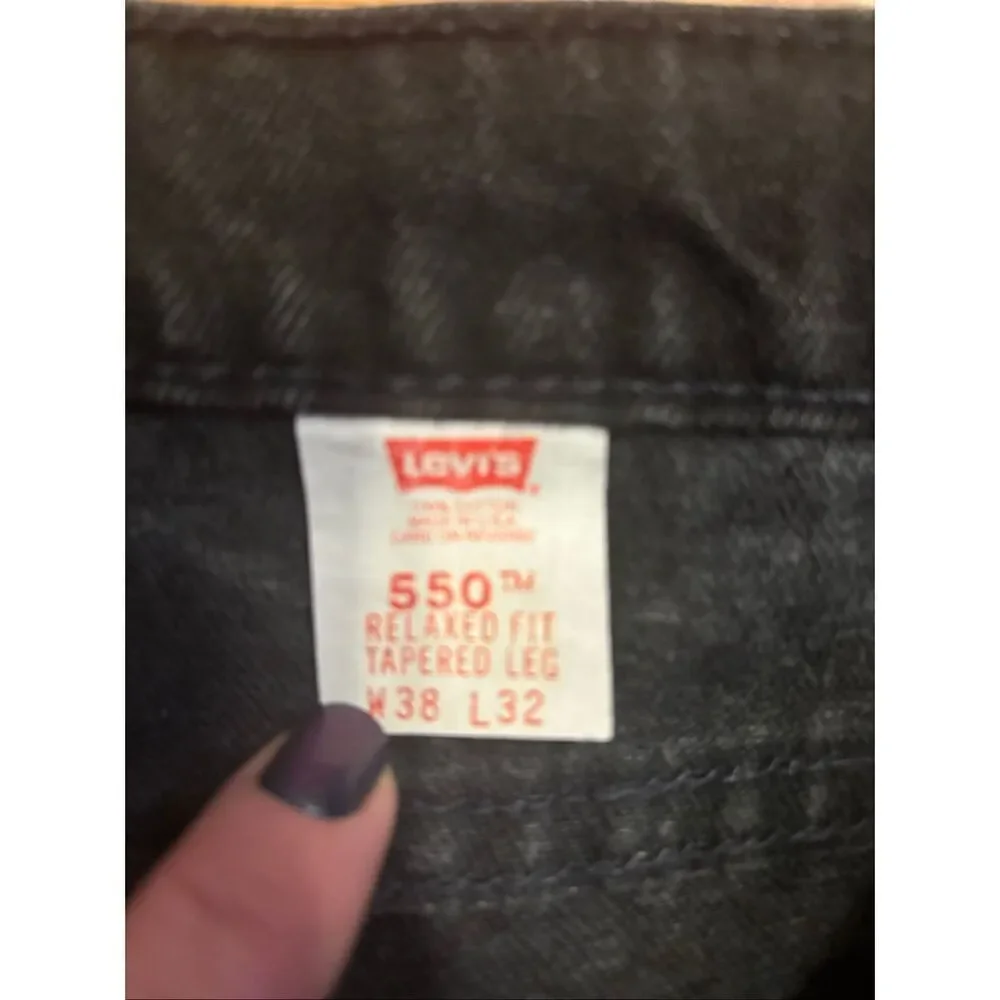 Vintage Levi’s 550 Black Jeans